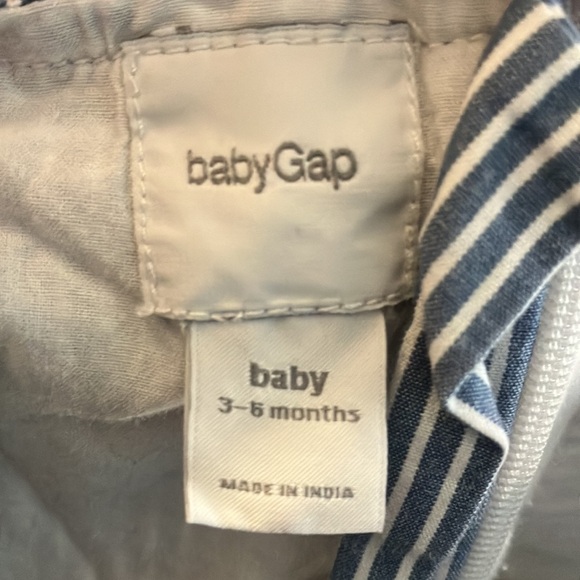 🎉4 for $20 Baby Gap Stripe Eyelet Dress, 3-6 mo - Picture 5 of 6